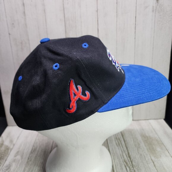 Vtg MLB World Series Atlanta Braves Athletic Baseball Cap 1999 Adjustable -NEW! - Picture 4 of 11
